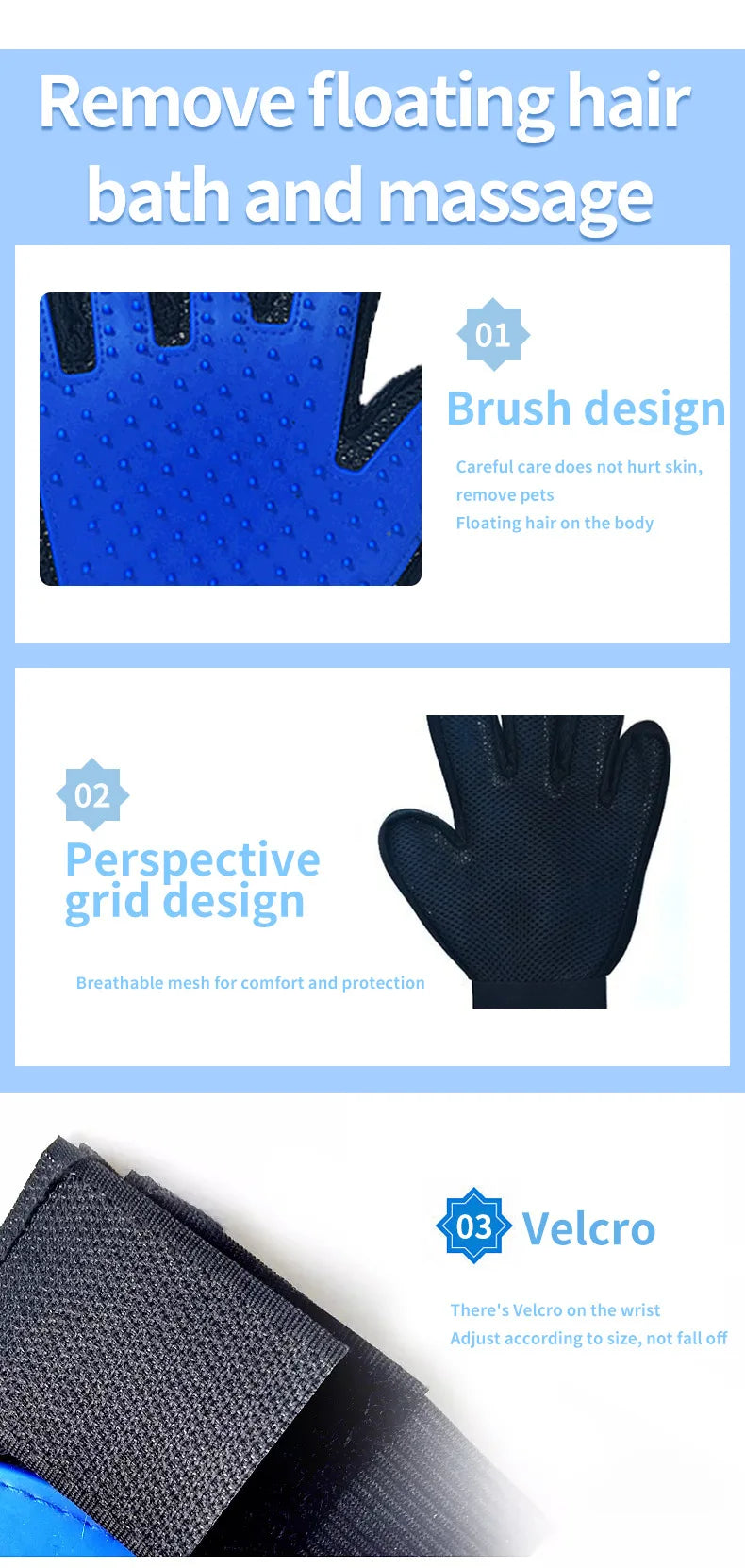 Magic Pet Grooming Glove