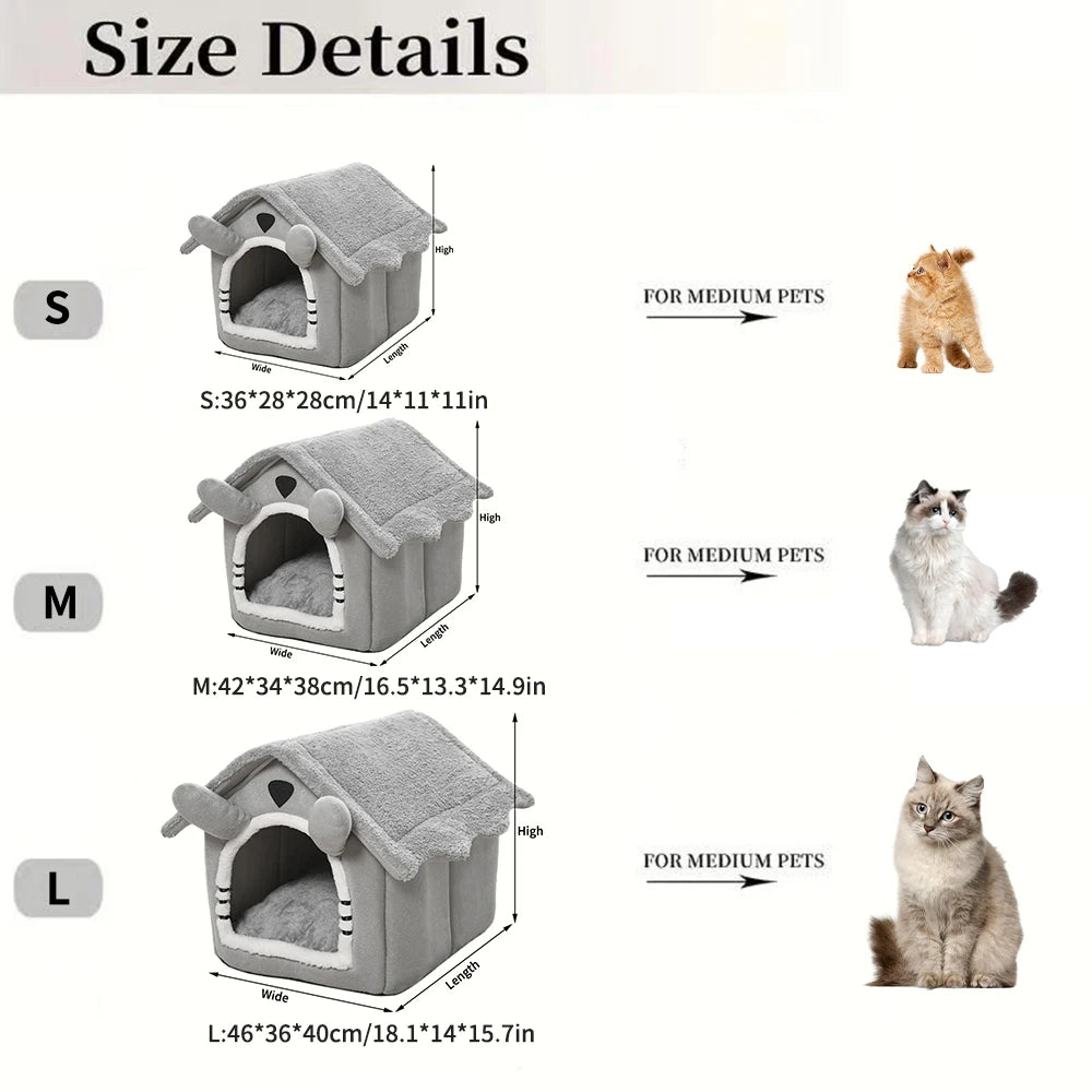 Cozy Detachable Cat House