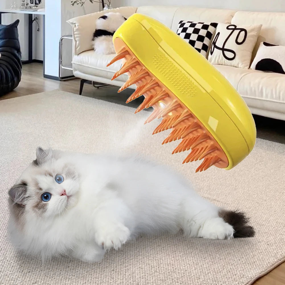 3-in-1 Steamy Pet Brush